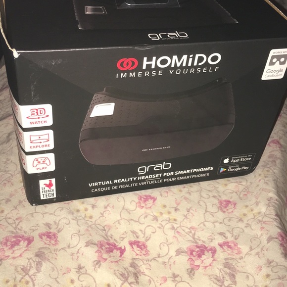 Homido Grab Virtual Reality Headset Smartphones - Picture 1 of 3